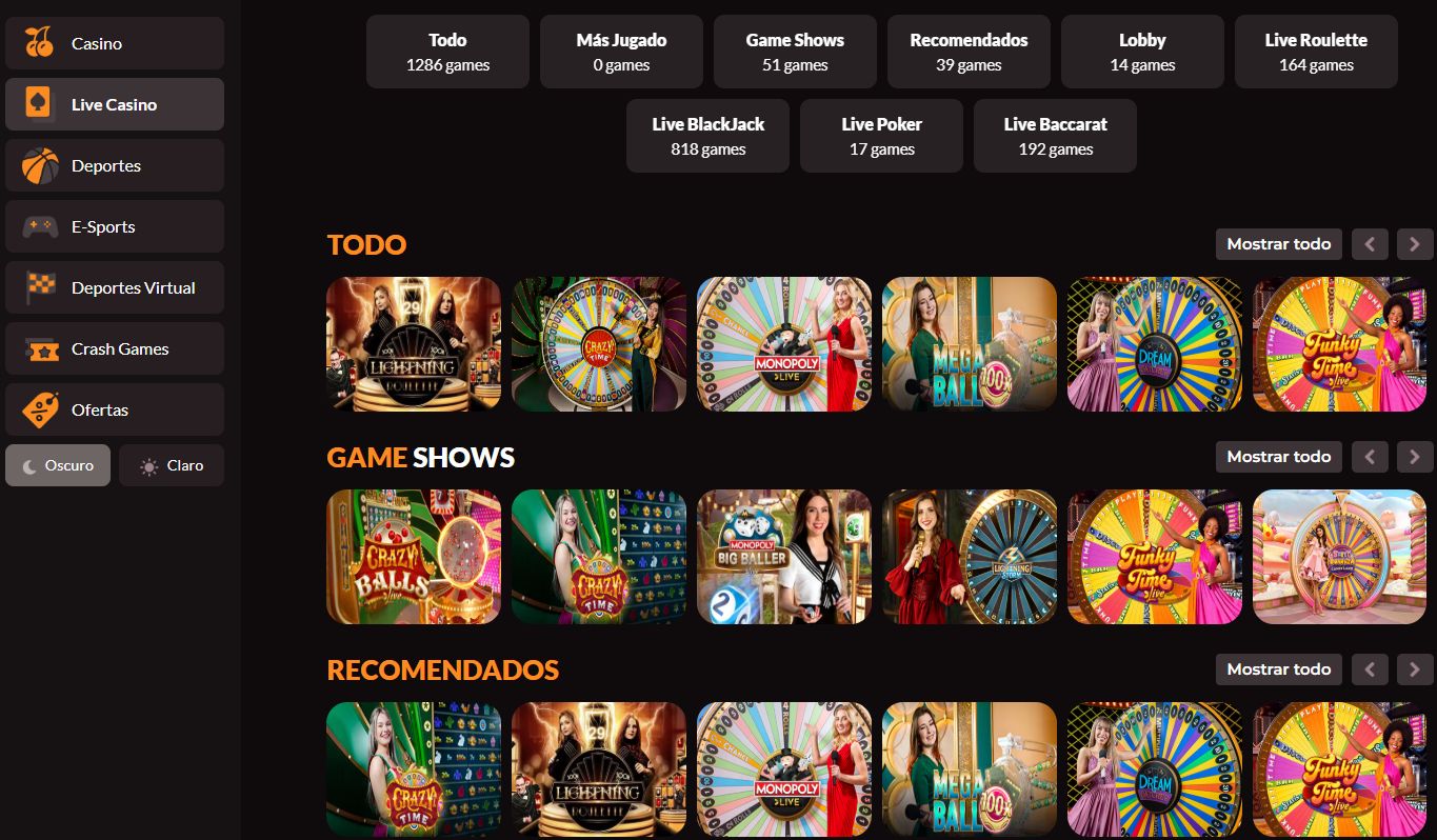 juegos de casualidad